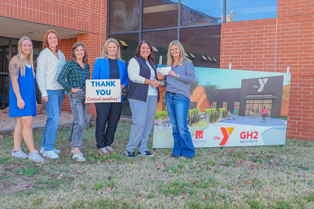 From left to right: Noble County YMCA director of youth development, Aubrey Gottschalk; food program manager, Heather Frable, Central Rural Electric Cooperative Trustee, Melanie McGuire, Noble County YMCA board member Connie Smith, CEO, Mandy Lowry, and Central Community Foundation Vice President, Lyndee Strader.